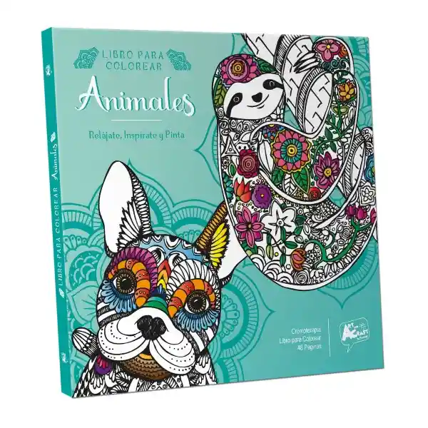 Art & Craf Para Colorear Mandalas Animales - Autor Desconocido