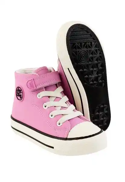 Zapatillas Day To Day Caña Velcro Niña Lila 28 942 Ficcus