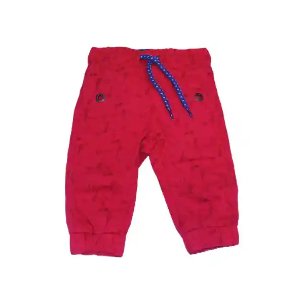 Pantalón Bebe Niño Rojo Pillin 12 M