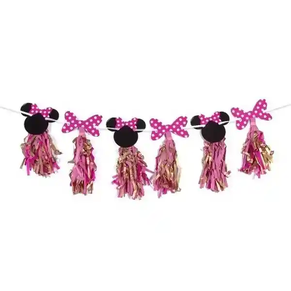Guirnalda Tassel Minnie Mouse Clásico