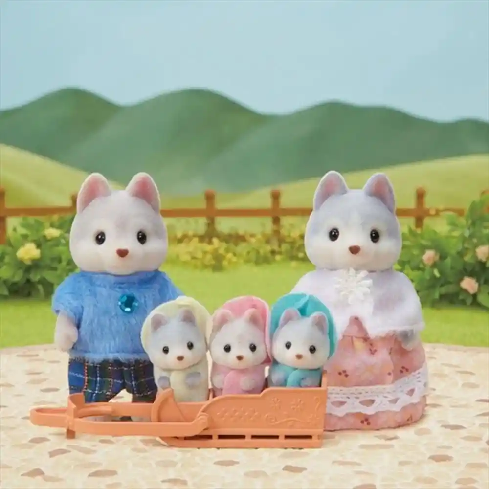 Sylvanian Families Juguete Familia Husky