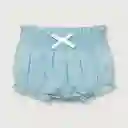 Short Cintura Elástica De Niña Denim Talla 9m