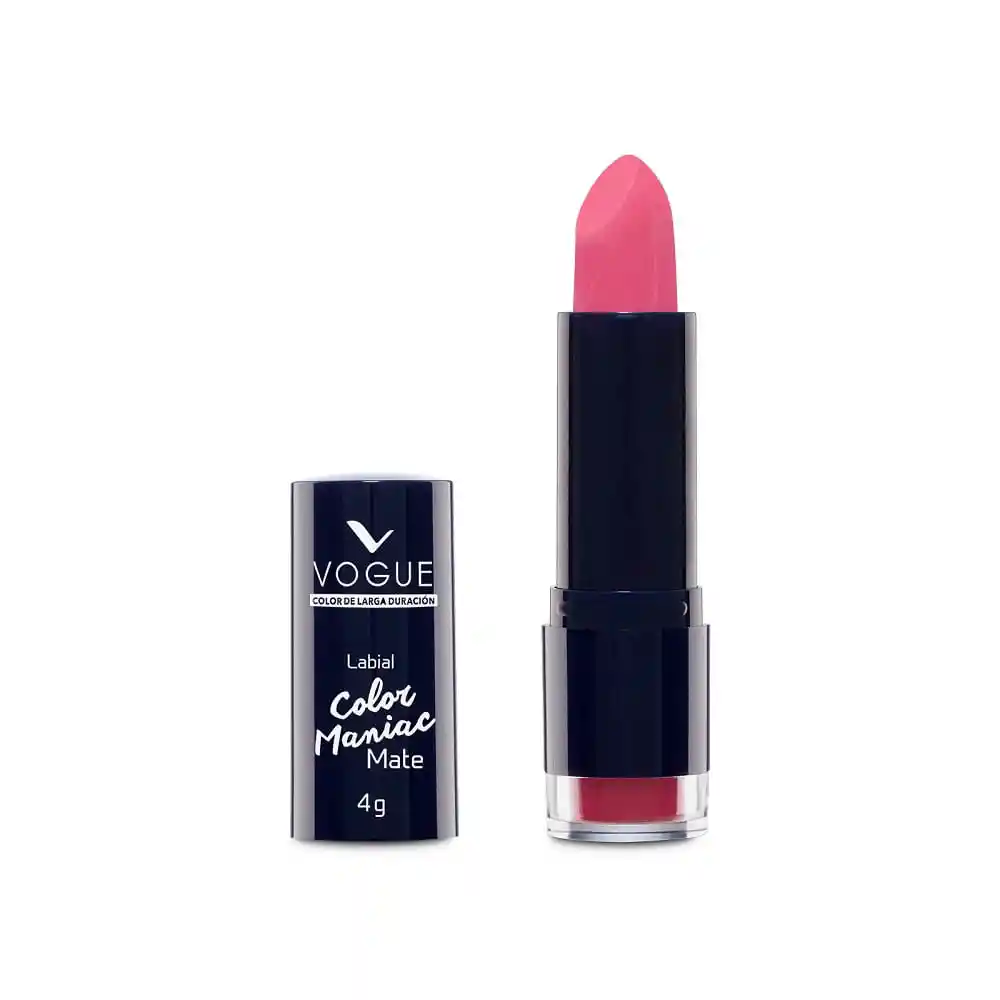 Vogue Labial Color Maniac Mate Rosa Fiesta 