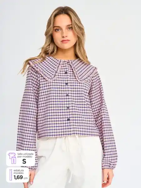 Index Blusa Manga Larga Dababi Color P4 Azul S S25