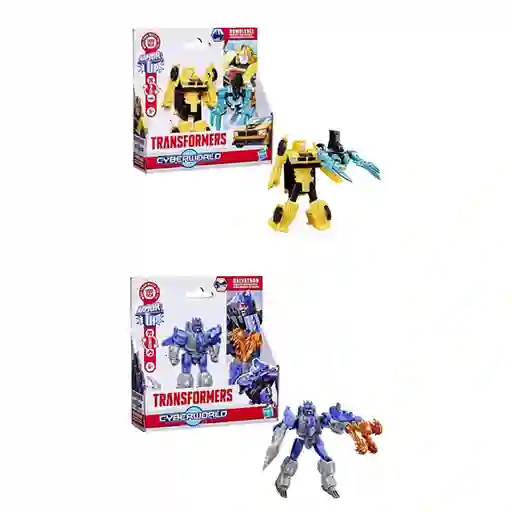 Transformers Figura Tra Cyberworld Armored Changers as Surtida