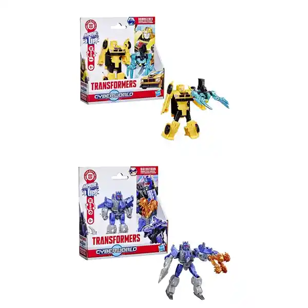 Transformers Figura Tra Cyberworld Armored Changers as Surtida