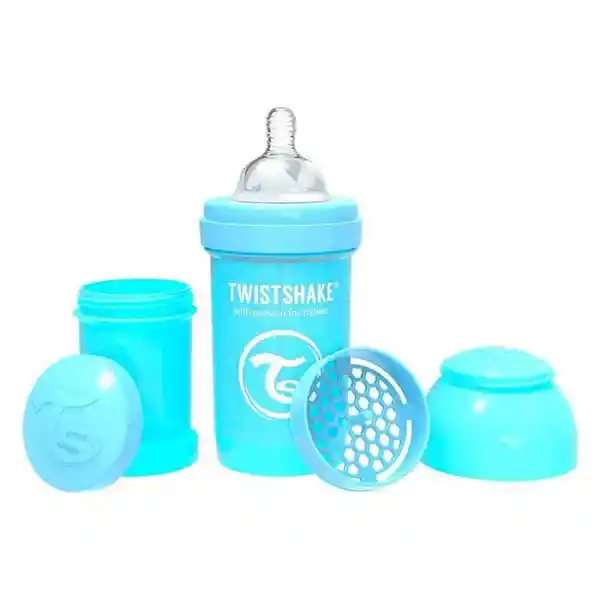 Twistshake Mamadera Anticólico Azul Celeste 180 mL