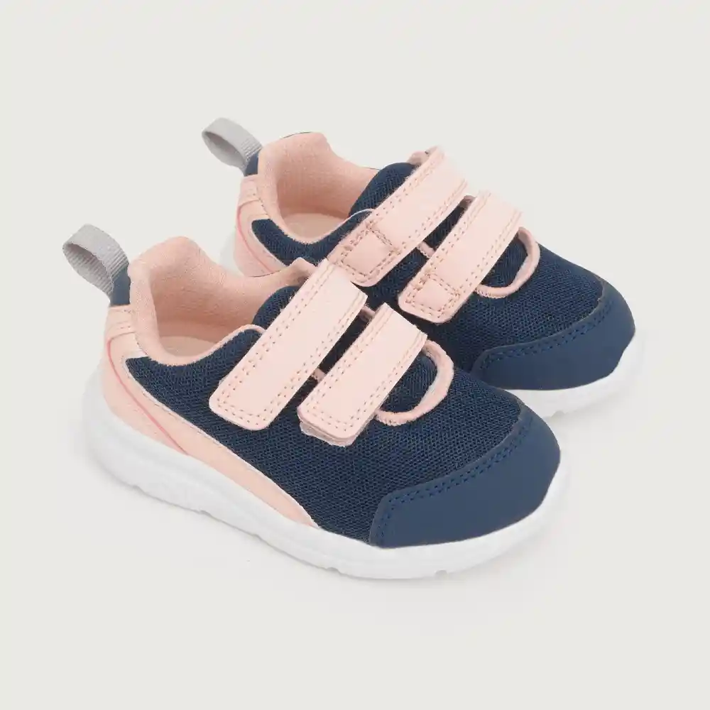 Zapatillas Deportiva Liviana De Niña Azul Talla 21