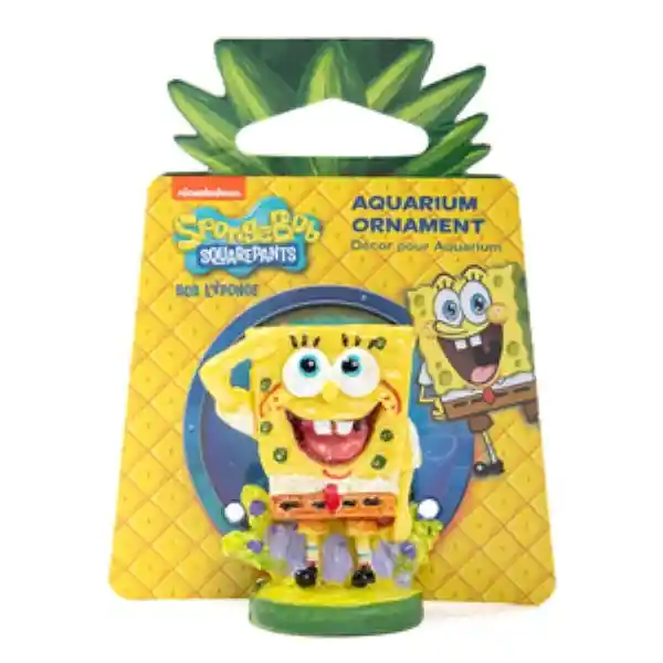 Penn Plax Figura de Decoración de Bob Esponja Acuario