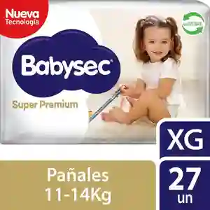 Babysec Pañal Súper Premium XG