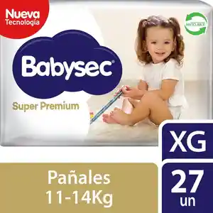 Babysec Pañal Súper Premium XG