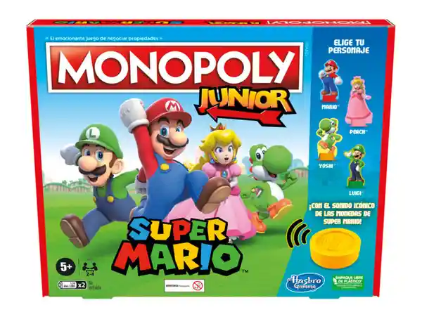 Monopoly Juego de Mesa Junior Super Mario Edition