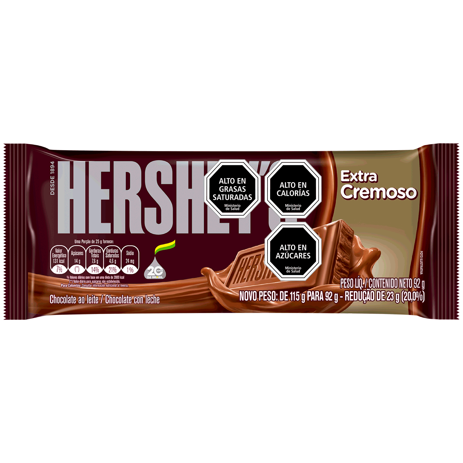 Chocolate Extra Cremoso Hersheys