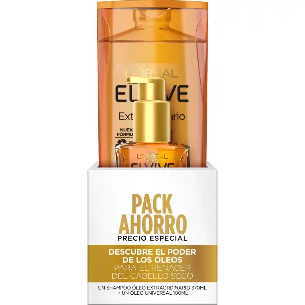 Elvive shampoo y Aceite Óleo