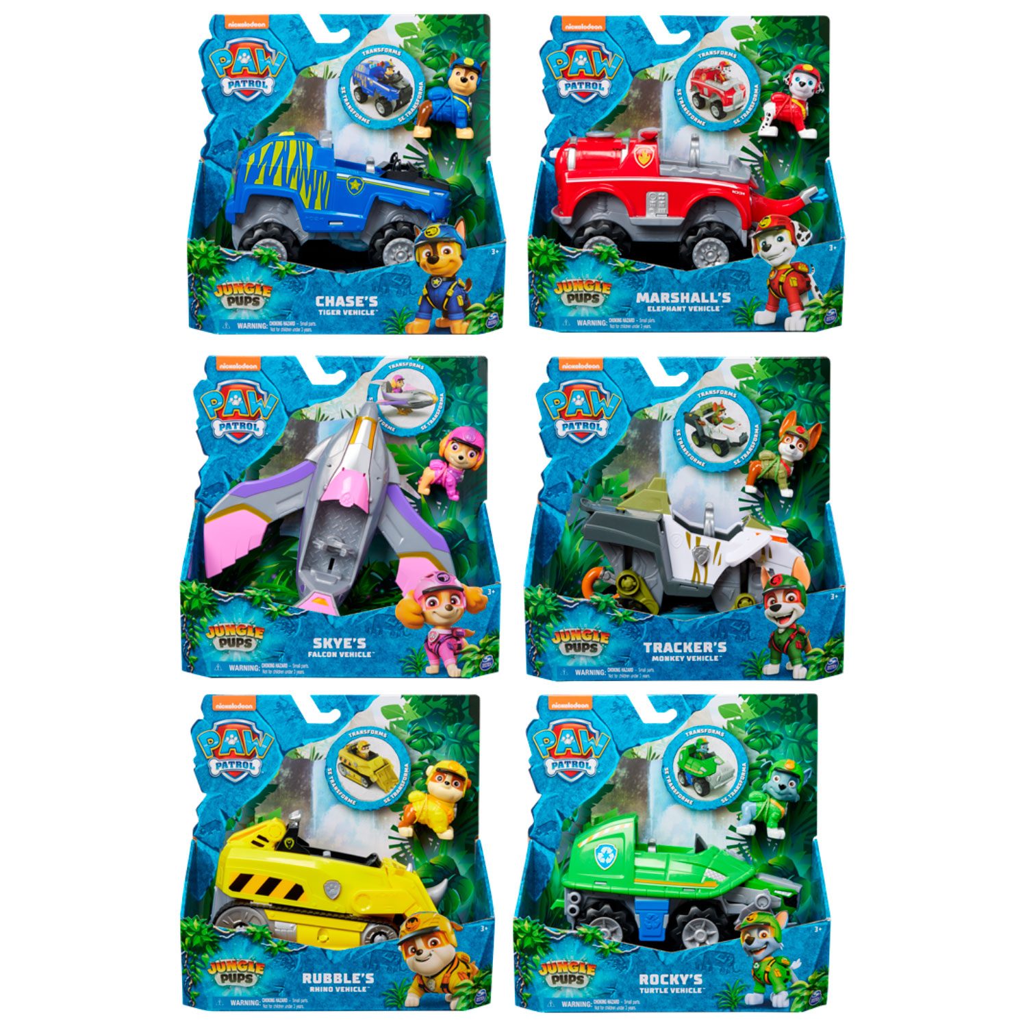 Paw Patrol Jungle Vehiculos Asst