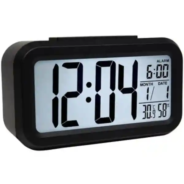 Reloj Despertador de Mesa Negro MX6668