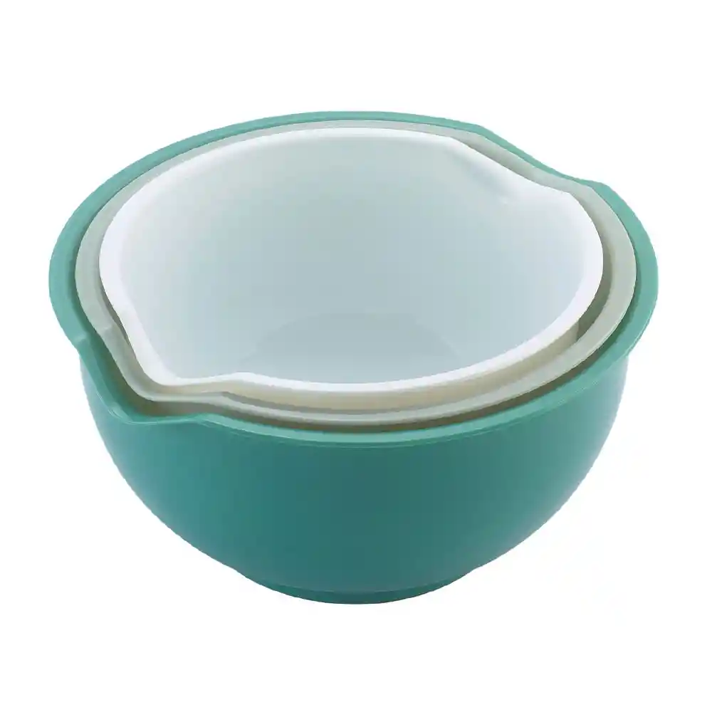 Set 3 Bowls Con Vertidor Krea Colores