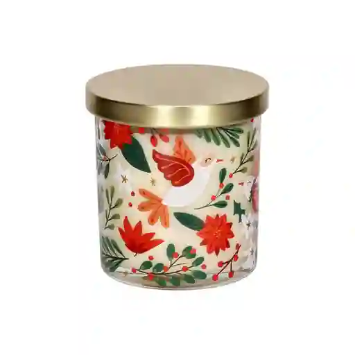 Vela Vainilla Mango Con Contendor de Cerámica 8 x 9 cm Casaideas