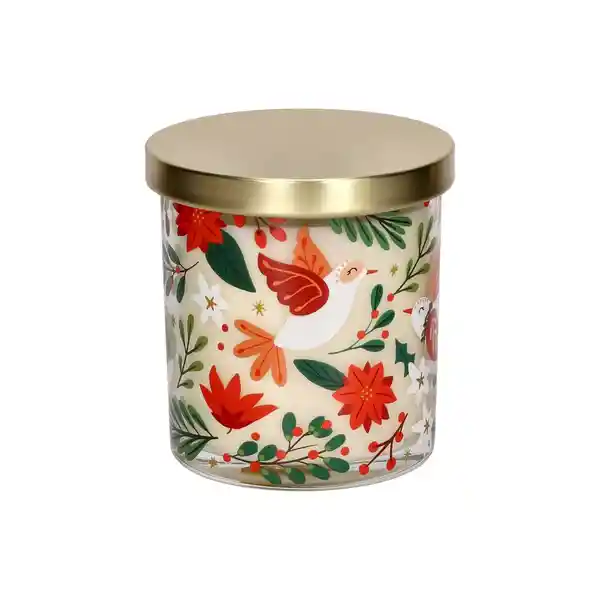 Vela Vainilla Mango Con Contendor de Cerámica 8 x 9 cm Casaideas