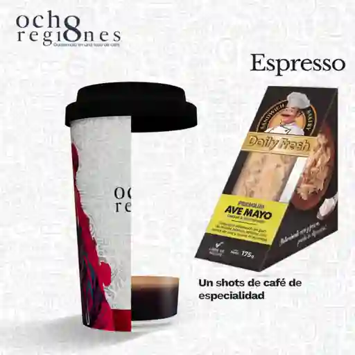 Combo Cafe Espresso 8 Regiones y Ave Mayo Daily