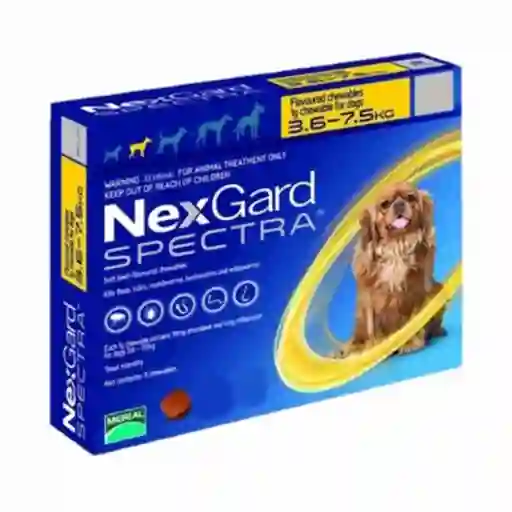 Nexgard Spectra 3.6-7.5kg 1 Comprimido