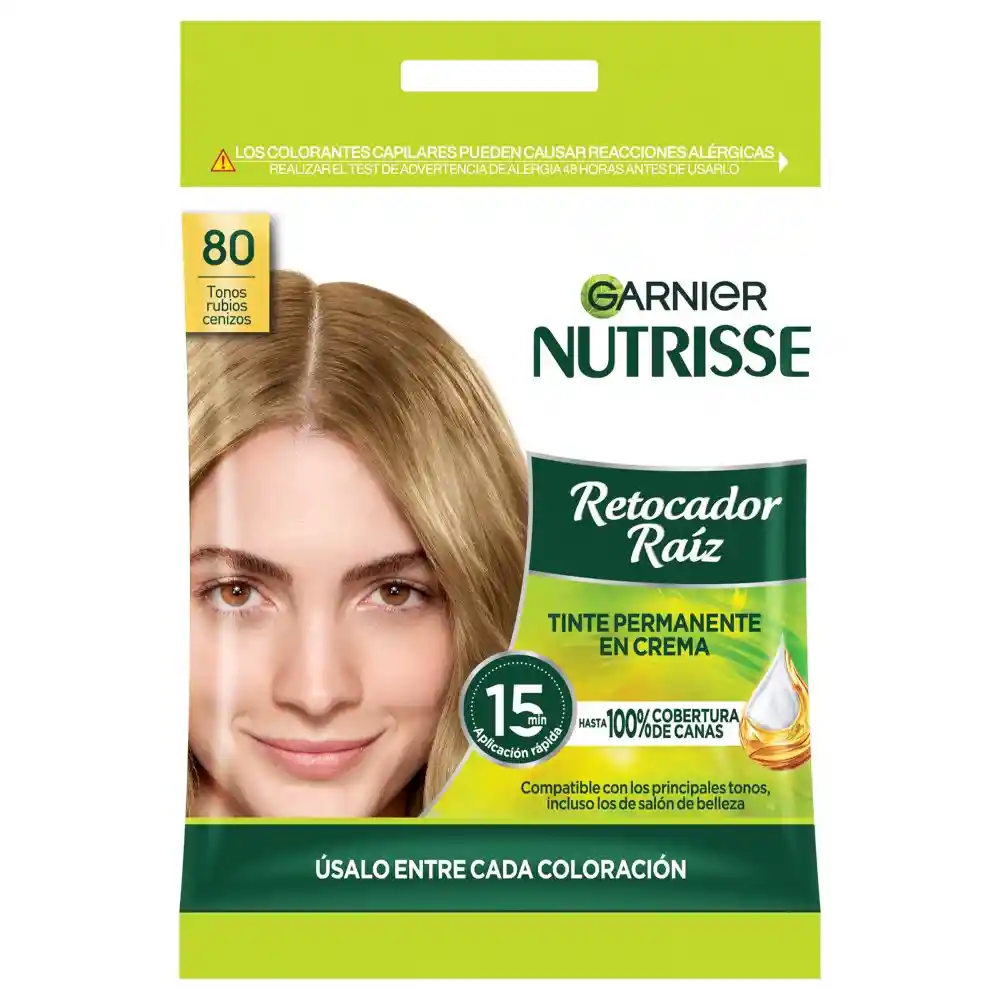 Garnier-Nutrisse Tinte Permanente Dama 8.0 Rubio Claro