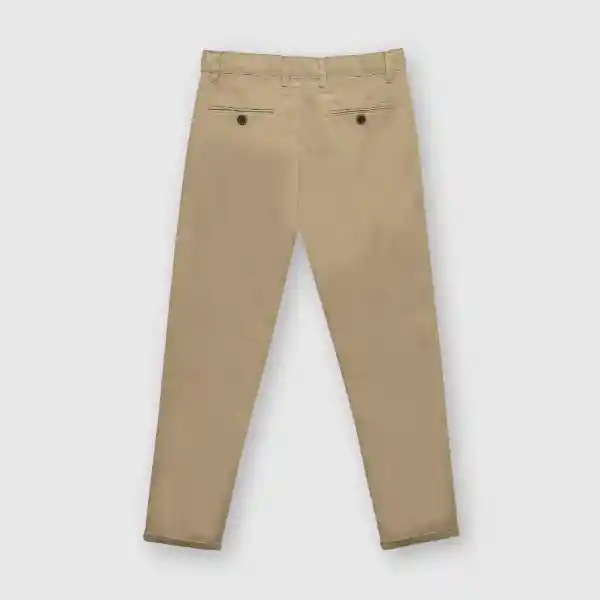 Pantalón Gabardina de Niño Beige Talla 12A Colloky