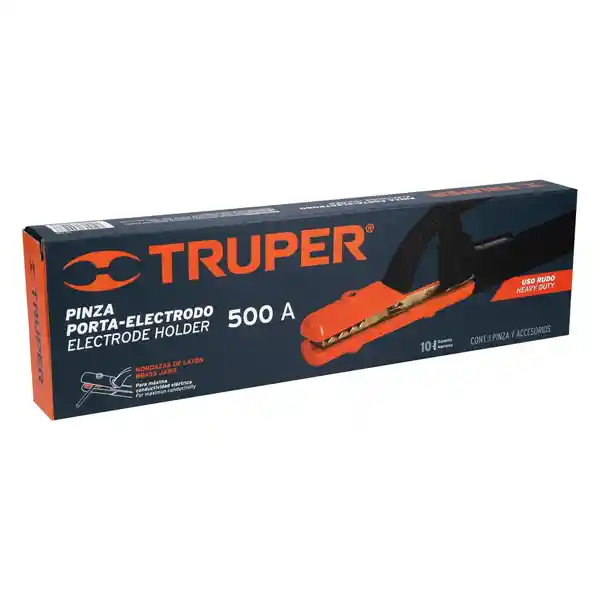 Truper Pinza Porta Electrodo 500A