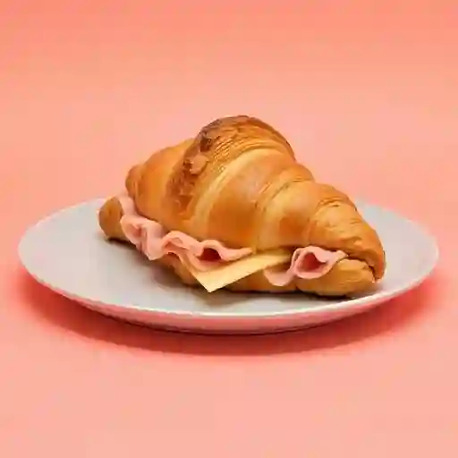 Croissant jamón queso