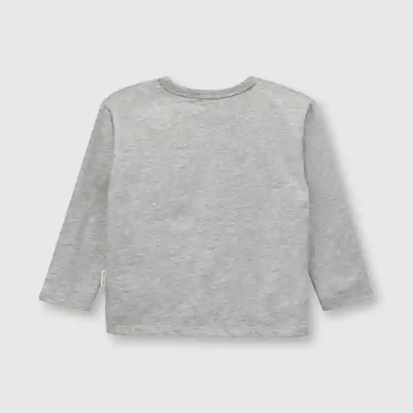 Polera Pinocchio de Bebé Gris Melange Talla 9M Colloky