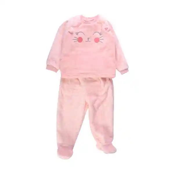 Set Pijama Bebé Niña Rosado 9 M Pillin