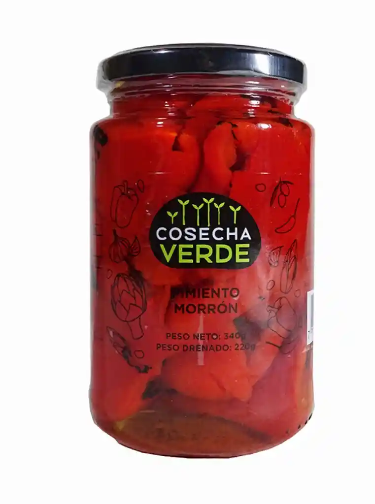 Cosecha verde Pimiento Morron 340 Gr