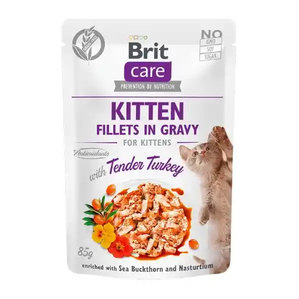 Birt Care Alimento Para Gato Kitten Fillets in Gravy Turkey