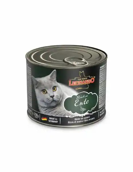 Leonardo Alimento Húmedo Para Gato Adulto Sabor Pato