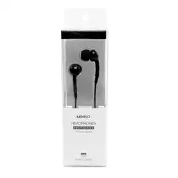 Miniso Audifonos De Cable Negro 1m