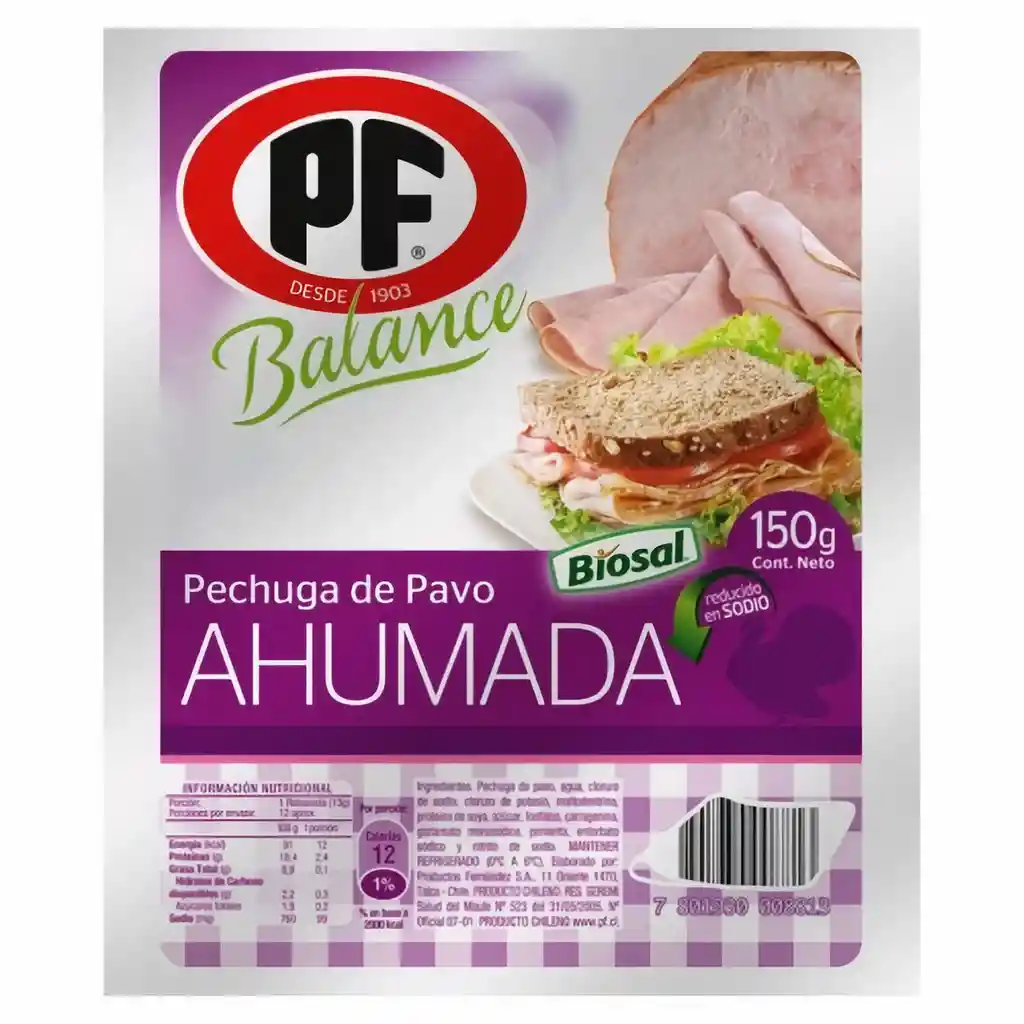 PF Pechuga de Pavo Ahumada