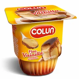 Colun Flan de Vainilla con Salsa de Caramelo