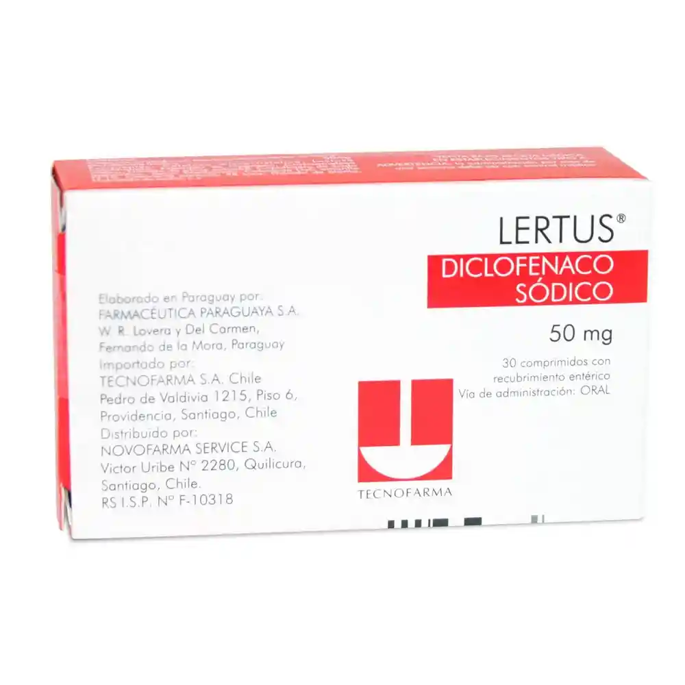 Lertus Antiinflamatorios Com 50Mg 30