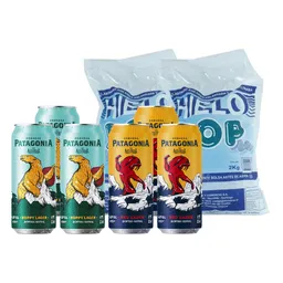 Combo Patagonia Cerveza Austral Hoppy Lager + Patagonia
