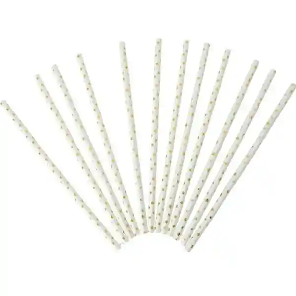 Bombilla Lunares y Estrellas Doradas