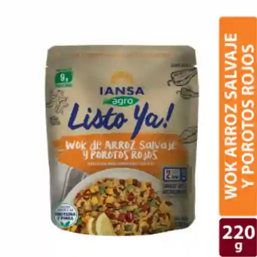 Wok Arroz Salvaje y Porotos Rojos