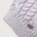 Gorro De Niña Lana Lila Talla M