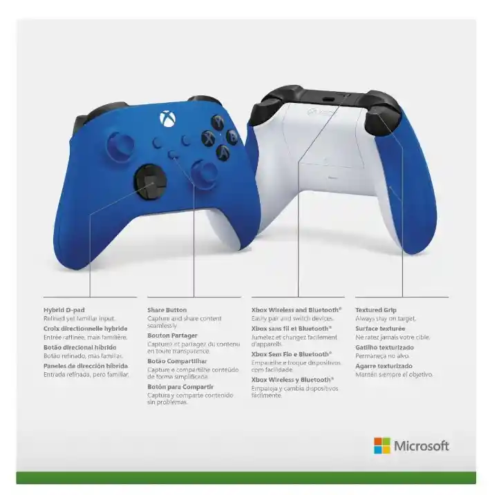 Xbox Control Series x Shock Blue