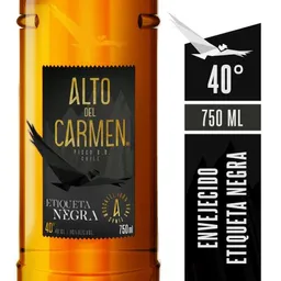 Alto del Carmen Pisco Etiqueta Negra Envejecido 40°