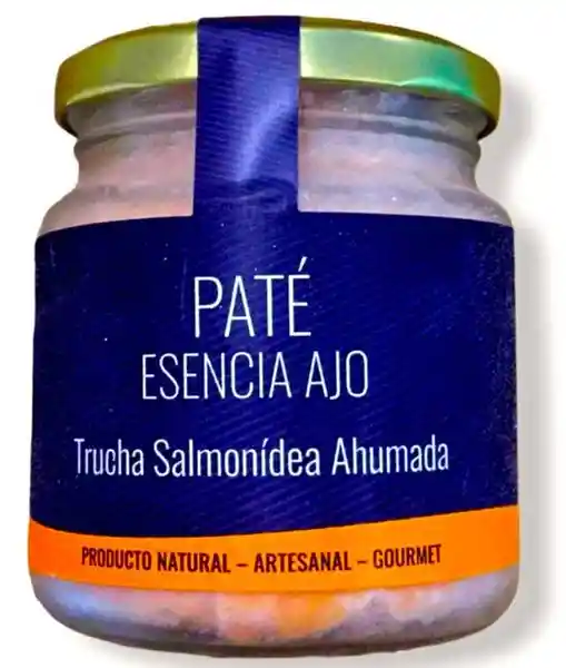 Ahumados Gourmet Paté Esencia Ajo Trucha Salmonídea Ahumada