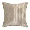 Funda de Cojín Algodón Hilado Líneas 45 x 45 cm Casaideas