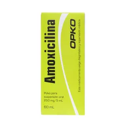 Amoxicilina Polvo Para Suspension Oral (250 mg/Ml)