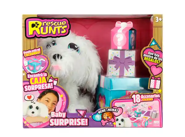 Rescue Runts Peluche Baby Surprise