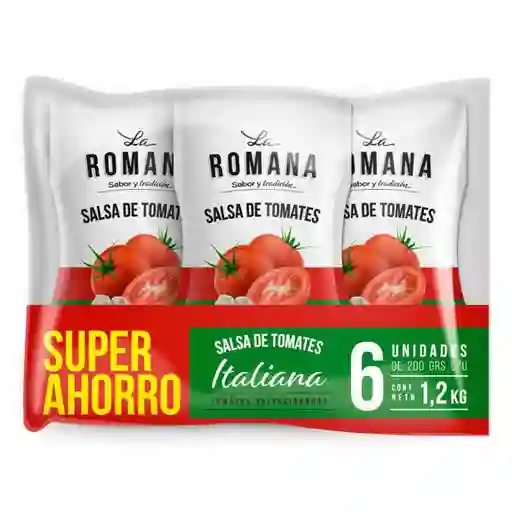 La Romana Pack Salsa de Tomate Italiana