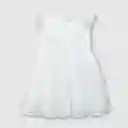 Vestido Ceremonia de Bebé Niña Blanco Talla 3/6M Colloky